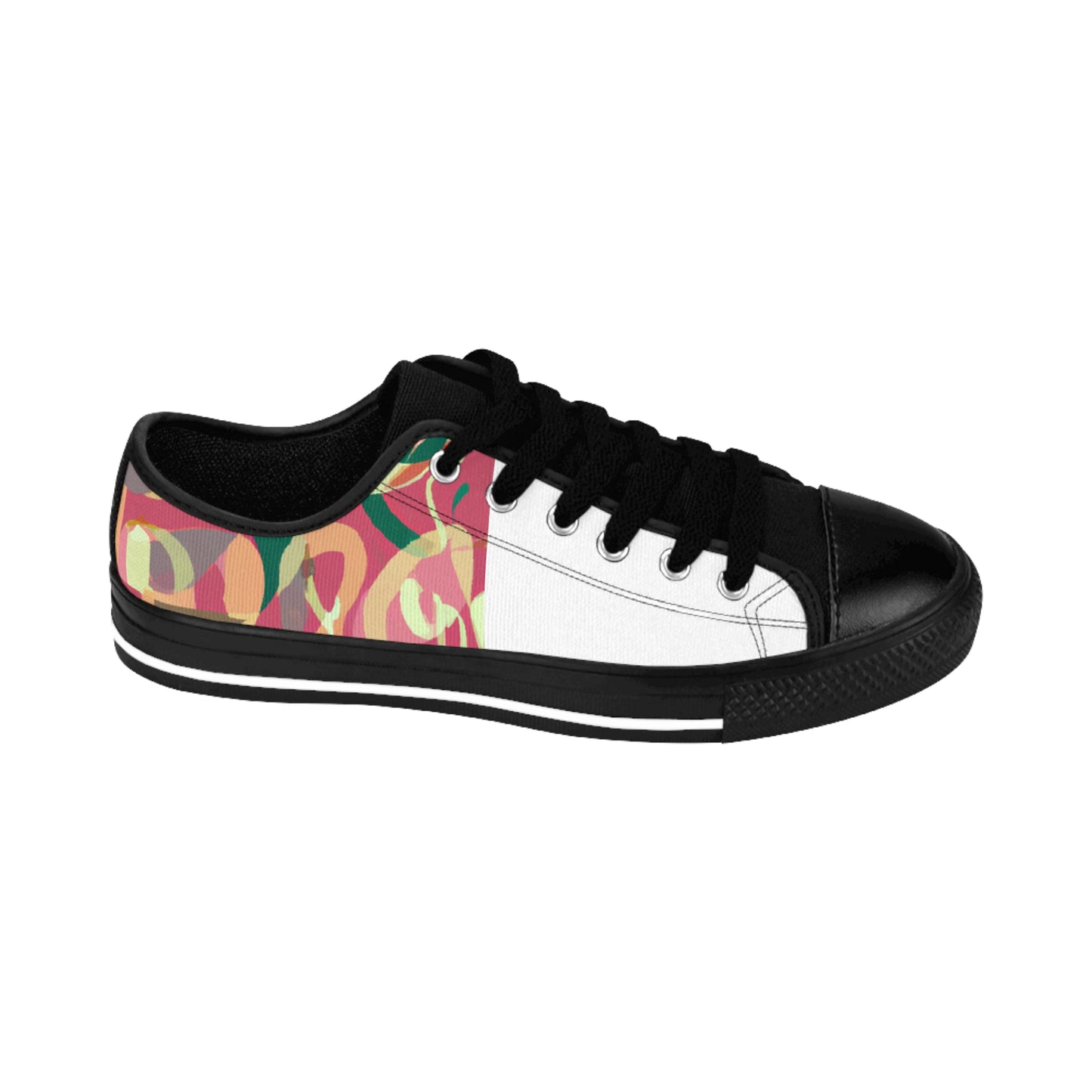 Manuela de López, an ambitious and inventive shoe designer from the 1500s in Spain. She is well-known for her unique and hand-crafted designs that feature feminine and intricate details like intricate beading, detailed stitching,-low top