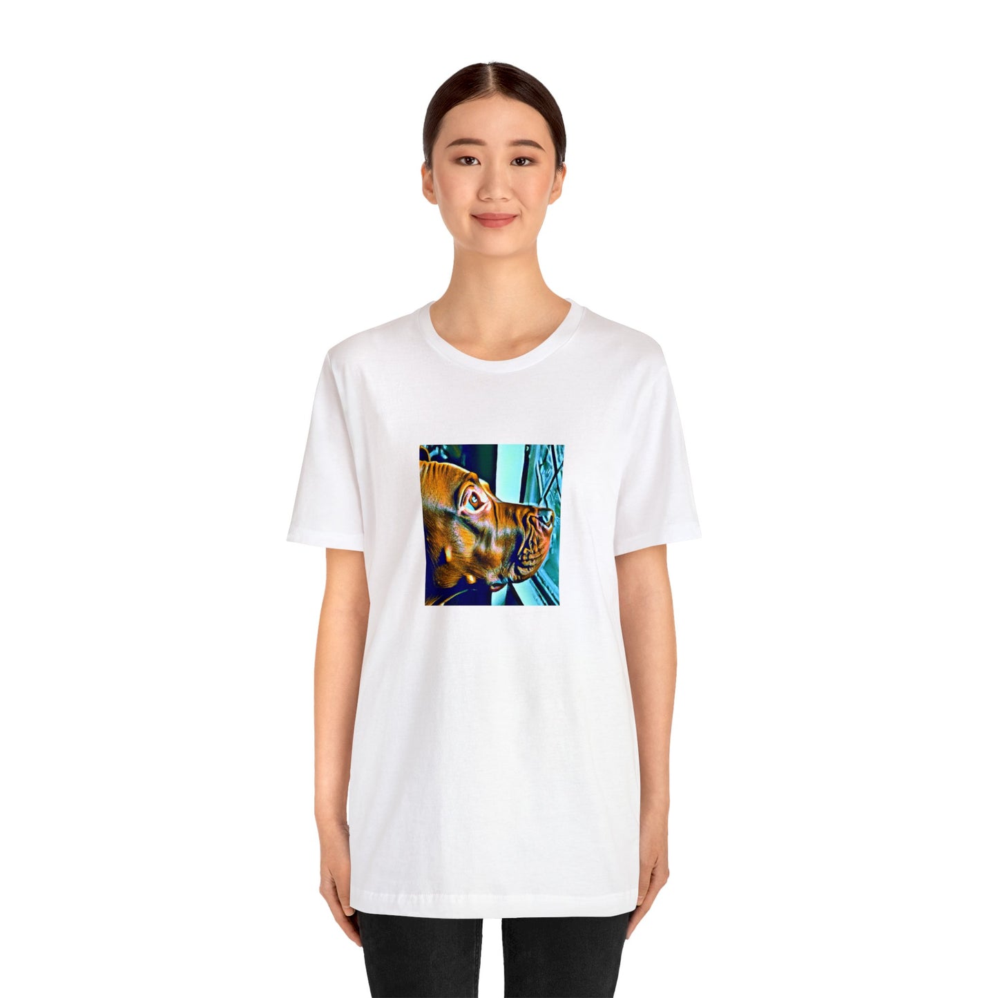 Giorgio Marcello, a female streetwear designer from Milan Italy in the 1990s. Giorgio had a wild eye for bold colors and breezy silhouettes, her attention to detail was the perfect balance of modern and timeless-Tee