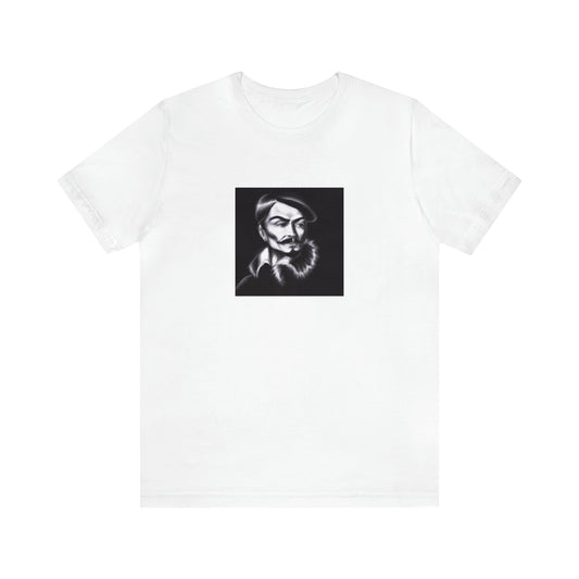 Giulia Moretti, an Italian-born female streetwear designer from the 1990s. Giulia is known for her edgy, fashion-forward designs that meld traditional Italian style with urban street style. She uses classic Italian fabrics such-Tee