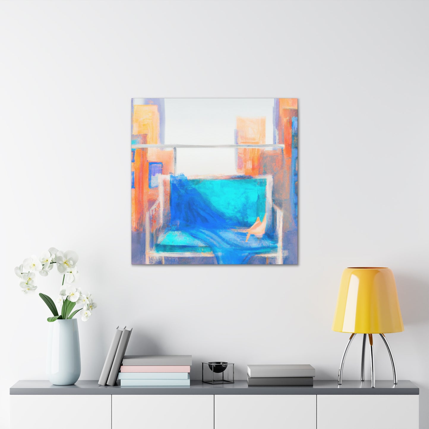 Famed Baroque artist, Dianalena Gossamer.-canvas