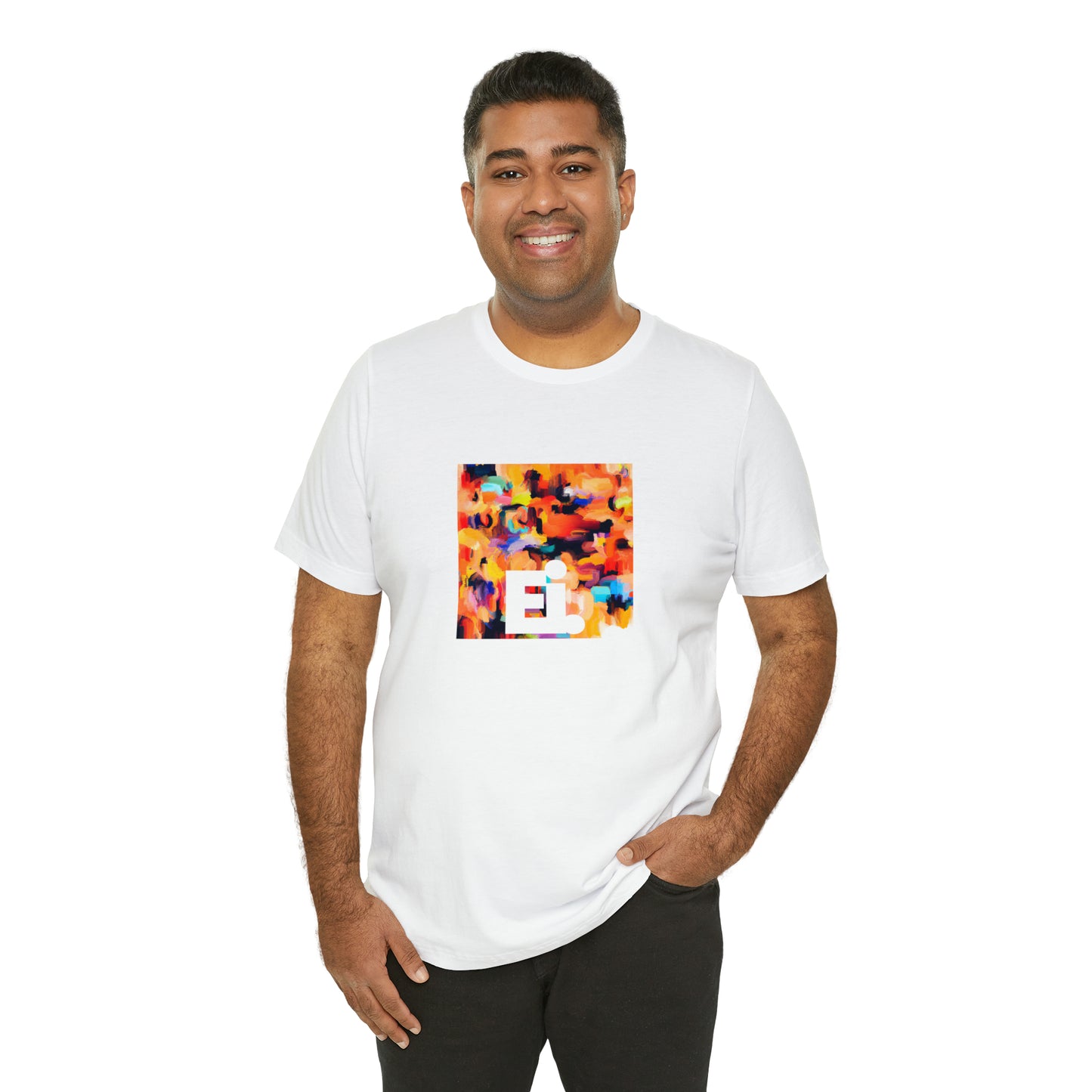 Giorgio Renaissance—a male Italian streetwear designer from the 1990s. He was known for his signature style of bold, street-inspired designs featuring old-world Italian craftsmanship and crafty detailing. He often incorporated unique illustrations and-Tee