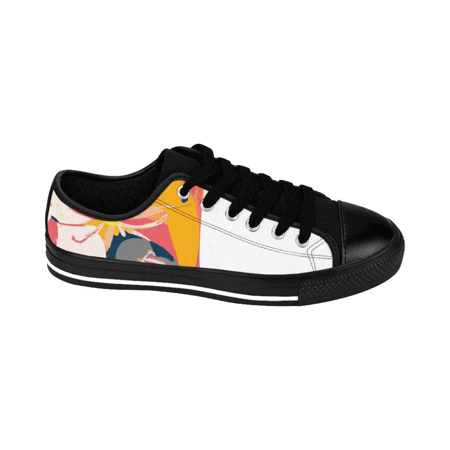 Juanita de Villena was an imaginary Spanish shoe designer from the 1500s. Born into a family of shoemakers, she was a natural innovator and developed a unique style that fused traditional Spanish craftsmanship with the latest fashion trends-low top