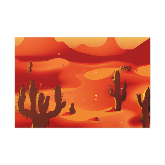 Wild West Painter Berta Banks-canvas