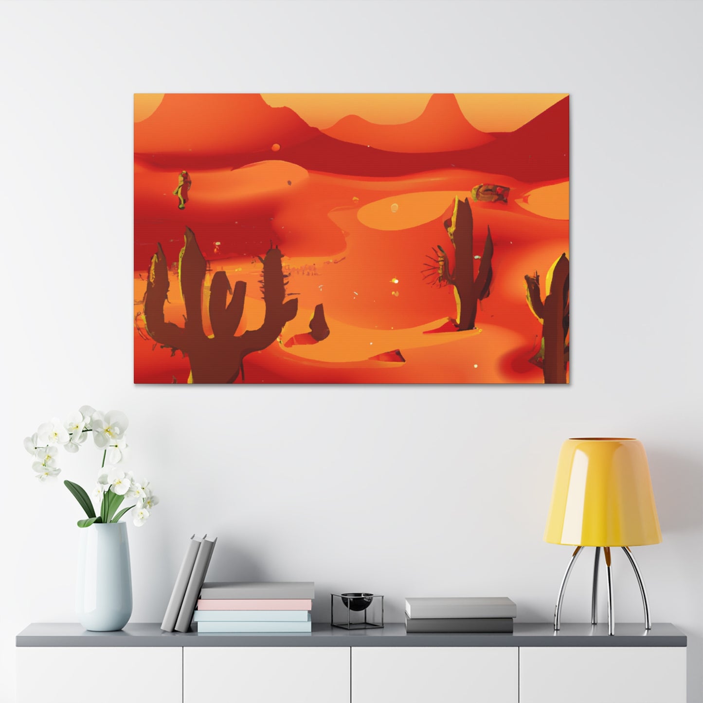 Wild West Painter Berta Banks-canvas