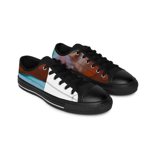 Manuel de Griegas
Manuel de Griegas was an ingenious shoe designer from the 1500s in Spain. He was celebrated for his ingenious designs, combining traditional Spanish style and modern materials he innovated during the era.-low top