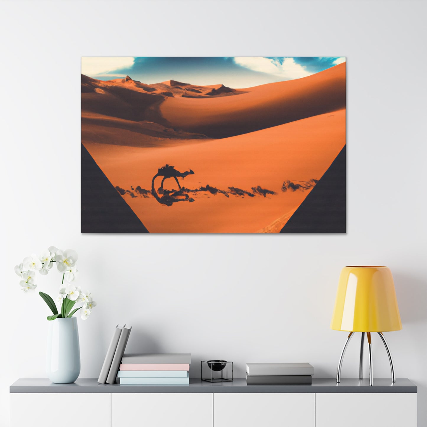 Artist Eliza Winchester.-canvas