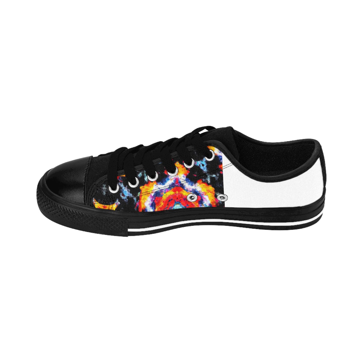 Cecilia Navarro, a female shoemaker from 16th century Spain. A talented artisan, Cecilia was known for her intricate hand-embroidery details and use of luxurious fabrics to craft beautifully crafted, one-of--low top