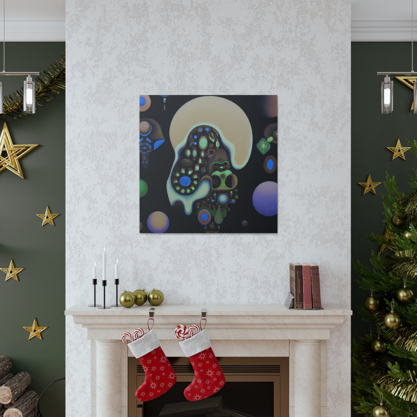 Verdigris de la Verite-canvas