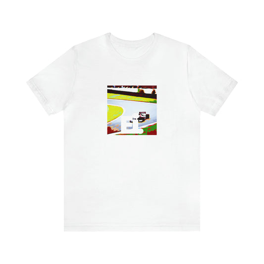 Fabiola Rossini, an Italian female streetwear designer from the 1990s. She creates bold, colorful designs that are inspired by Italian culture and ancient Roman art. Her pieces are unique and often feature embellishments such as sequins,-Tee