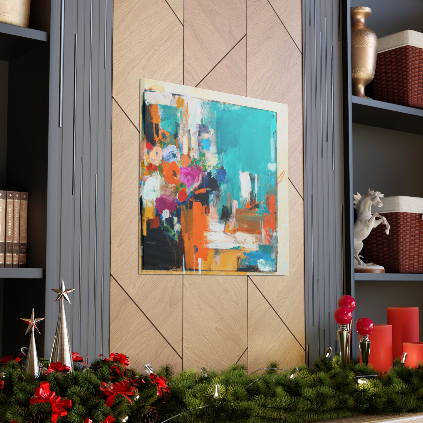 Adora Chedda, Painter of Splendor.-canvas