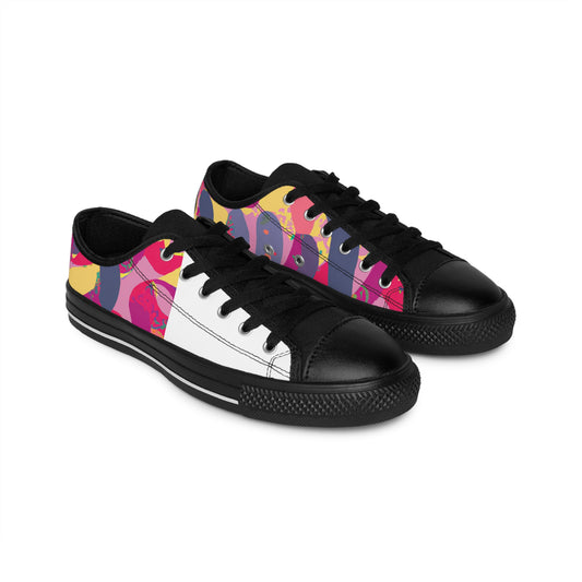 Julian de San Sabastion, a female shoe designer in 16th century Spain. She was known for her bold designs, mixing traditional Spanish leather and fabrics with intricate and colorful beadwork. Julian's eccentric designs soon found favor with the-low top