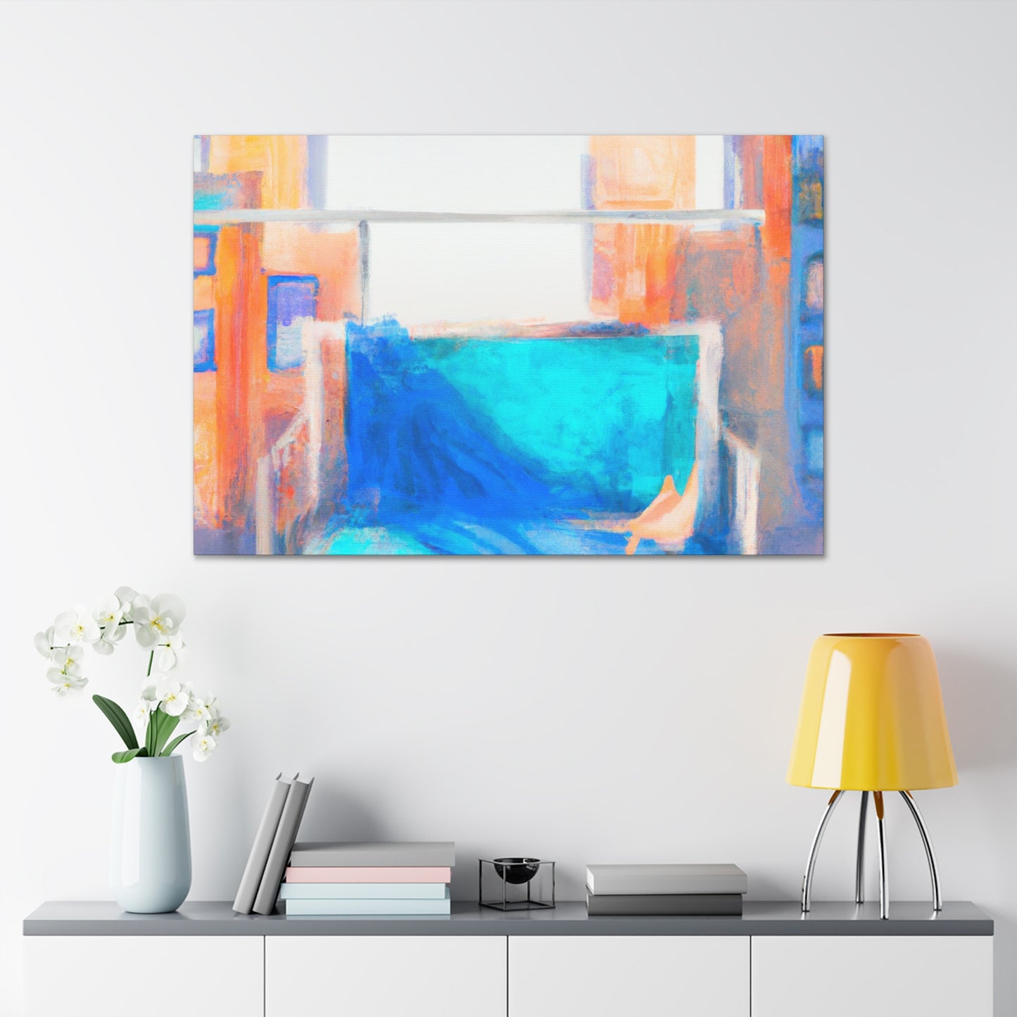 Famed Baroque artist, Dianalena Gossamer.-canvas
