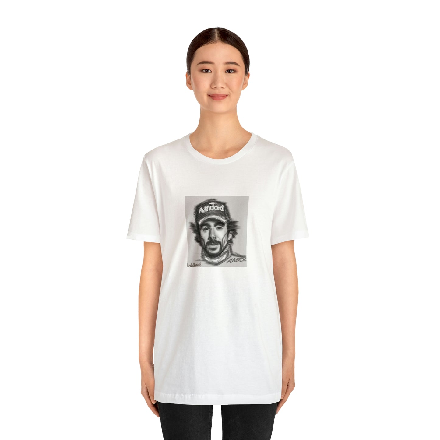 Gina Antonia - an Italian streetwear designer from the 90s known for her bold, experimental designs inspired by classic Italian fashion and graffiti art. Her signature pieces are large, statement-making graphic tees and utilitarian windbreakers. She-Tee