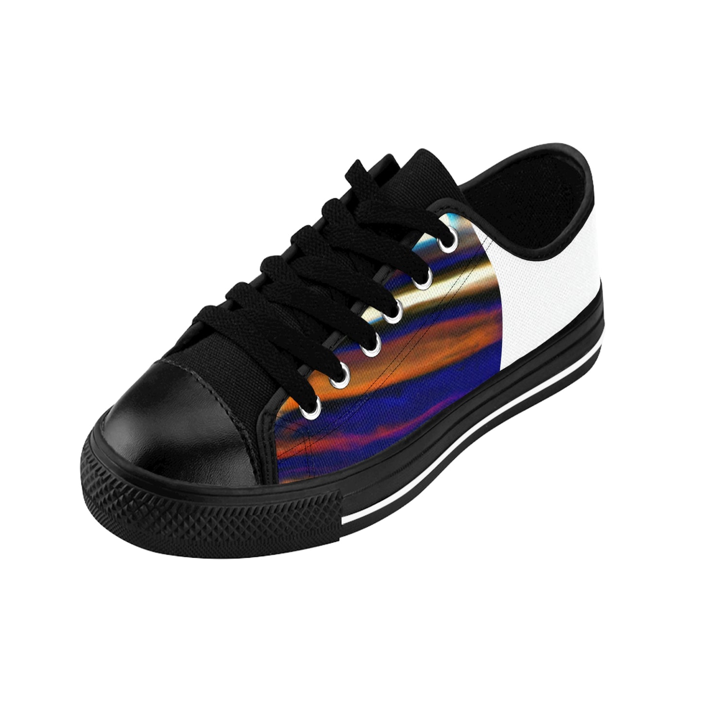 Josefina Gomez, a talented female shoe designer from Valencia, Spain in the 1500s. She is well known for her masterful leatherwork and playful, colorful details on traditional court shoes. Josefina is a self-taught-low top