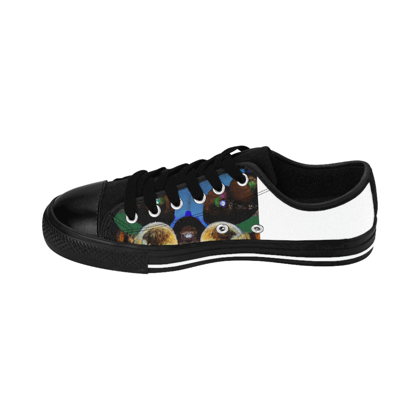 Candida de la Riva, a pioneering female shoe designer from Spain in the 1500s. She was known for her avant-garde shoe designs, which featured bold colors and intricate stitching. She used recycled leather, cork,-low top