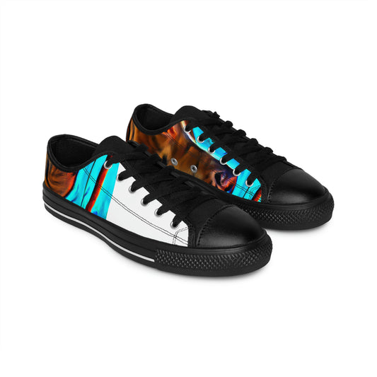 Juanita de Cavaras was a shoe designer from 1500s Spain renowned for her innovative and stylish designs. She was a self-taught designer who began her craft in her home city of Madrid, using her keen eye for fashion-low top