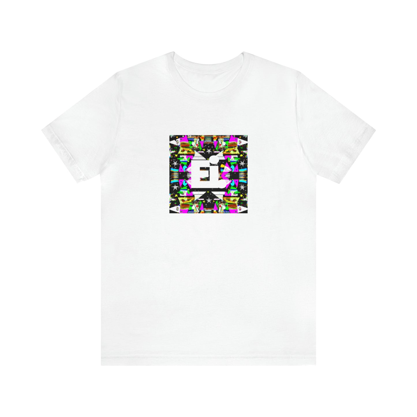 Giulia Candela, a female streetwear designer from northern Italy in the 1990s. Giulia is known for combining modern fabrics with traditional Italian silhouettes such as cropped bomber jackets, statement graphic tees, and wide-leg trousers.-Tee