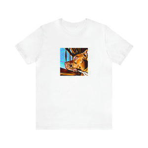 Marcello DiFino - a flamboyant, eccentric designer from Rome who rose to fame in the early 1990s. Marcello specialized in creating extravagant pieces with daring colors, loud prints, and intricate embellishments inspired-Tee