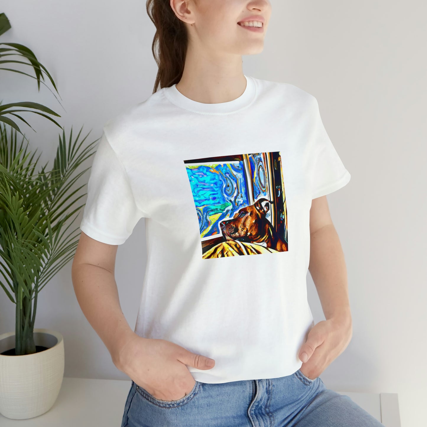 Giovanna Rossi, an up-and-coming female streetwear designer from Florence, Italy in the 1990s. Her bold, bright designs were inspired by the culture and street art of the time and quickly gained traction. Influenced by-Tee