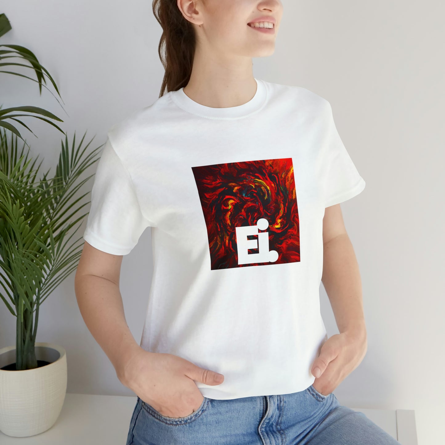 Alessandra Fendi, a female streetwear designer from the 1990s in Italy. She was known for her avant-garde designs and daring use of colors, often taking inspiration from street art and underground culture. She used innovative-Tee