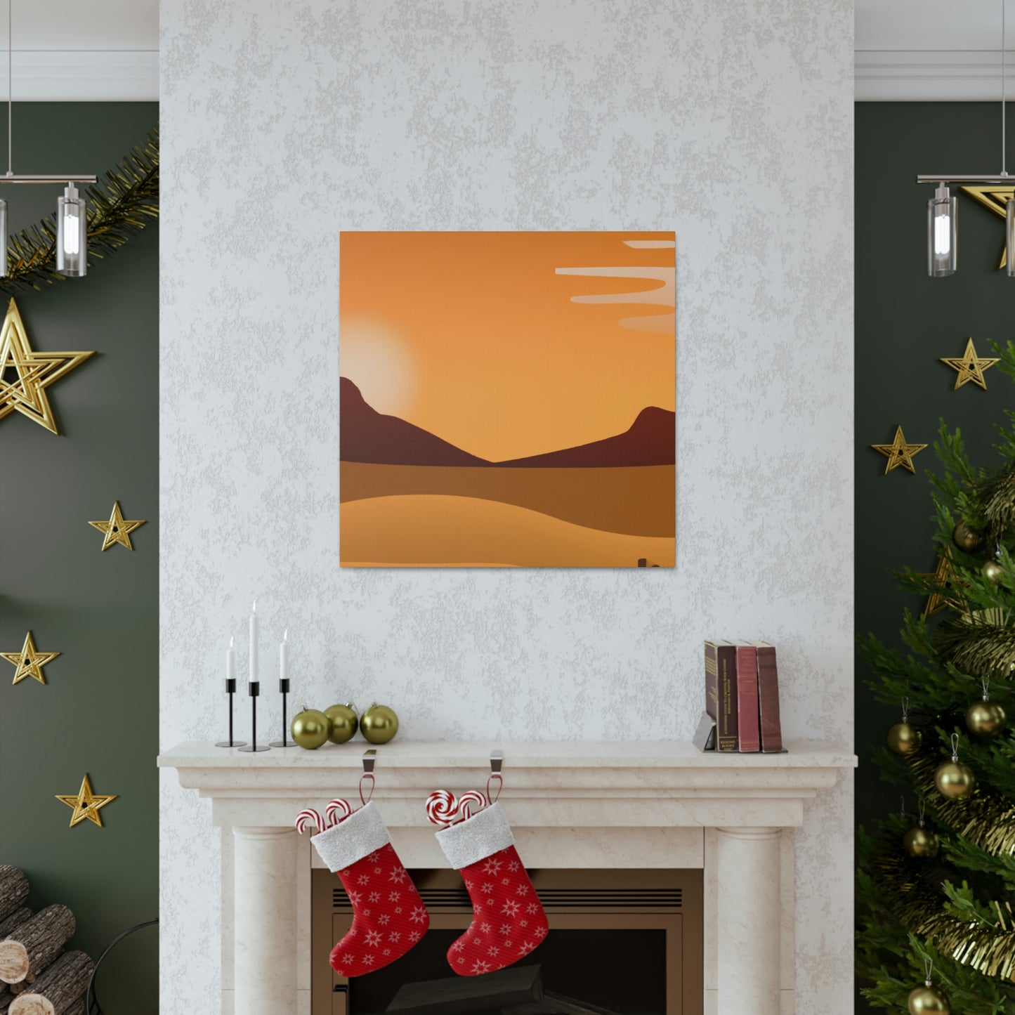 The artist name could be Wild West Rembrandt, or Rosa Lopez, the Trailblazing Painter.-canvas
