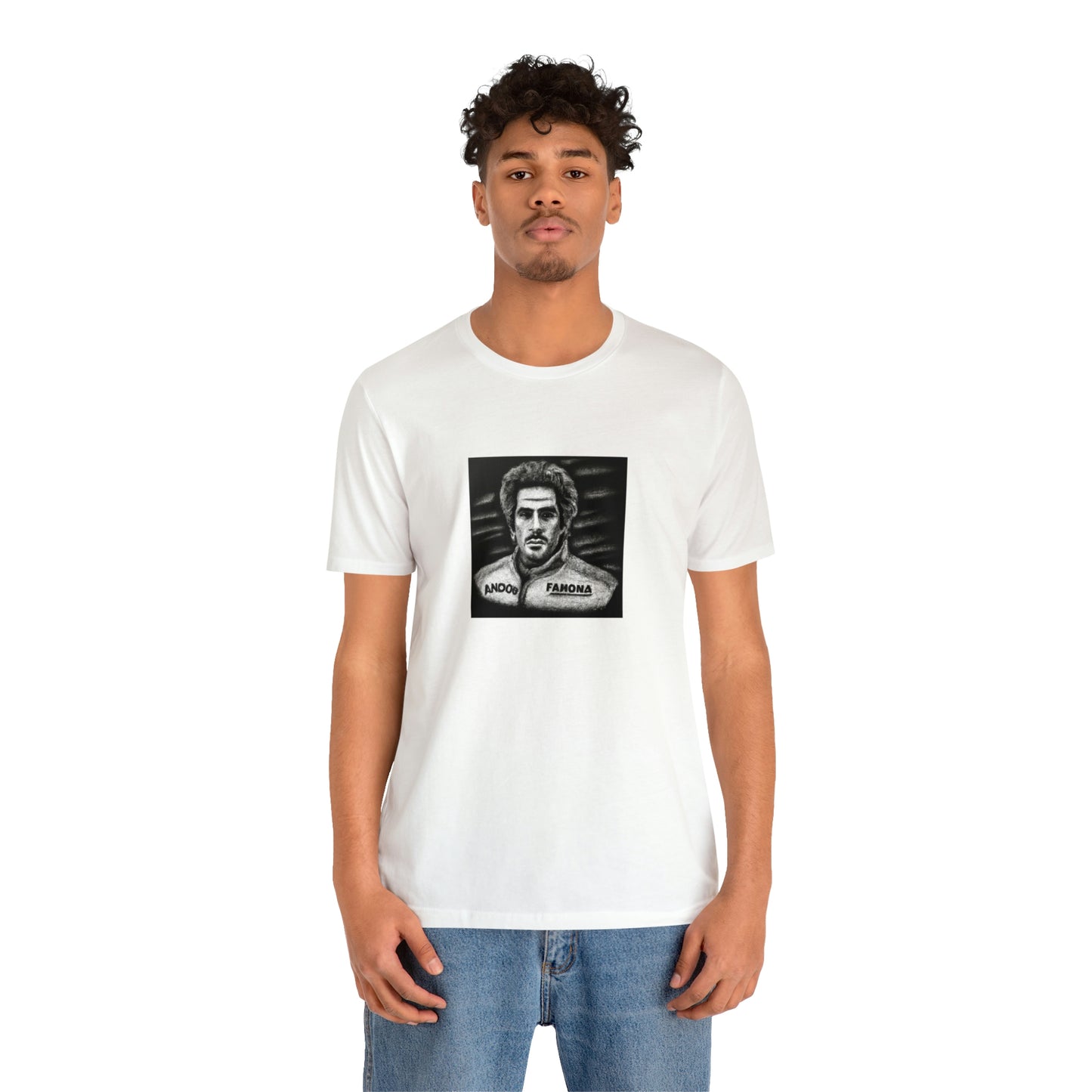 Franco Mazzoni, a Tuscan-born streetwear designer who rose to fame in the 1990s with his unique style that combined traditional Italian tailoring with vibrant streetwear motifs. He was beloved for his flamboyant-Tee