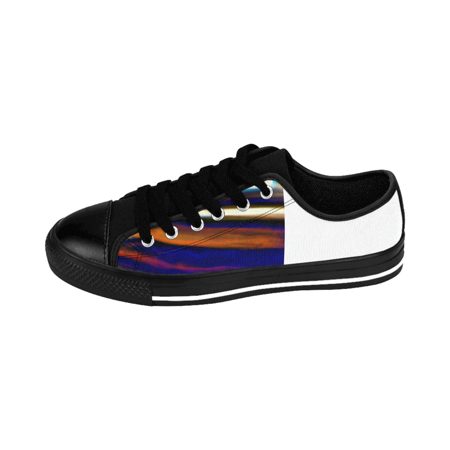 Josefina Gomez, a talented female shoe designer from Valencia, Spain in the 1500s. She is well known for her masterful leatherwork and playful, colorful details on traditional court shoes. Josefina is a self-taught-low top