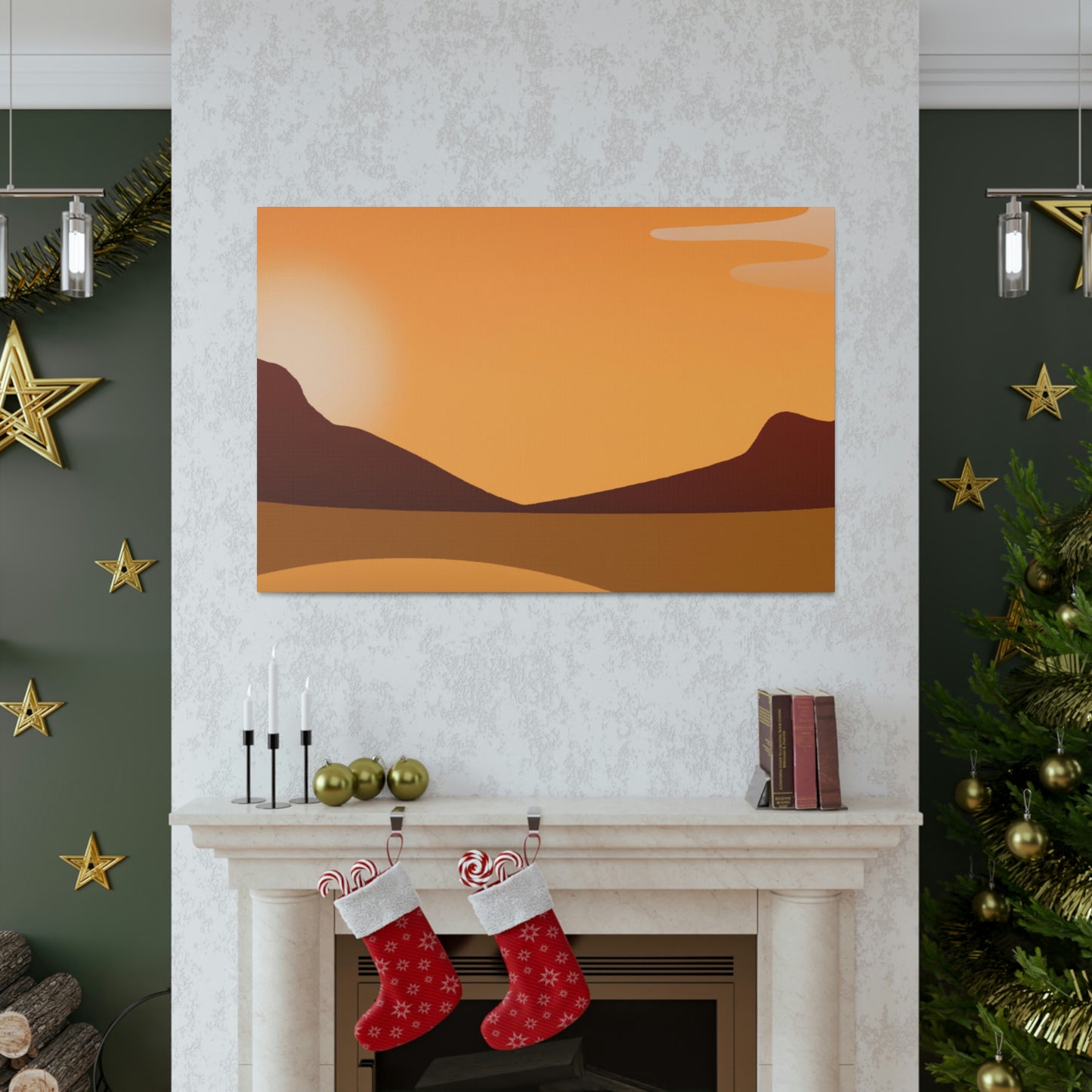 The artist name could be Wild West Rembrandt, or Rosa Lopez, the Trailblazing Painter.-canvas