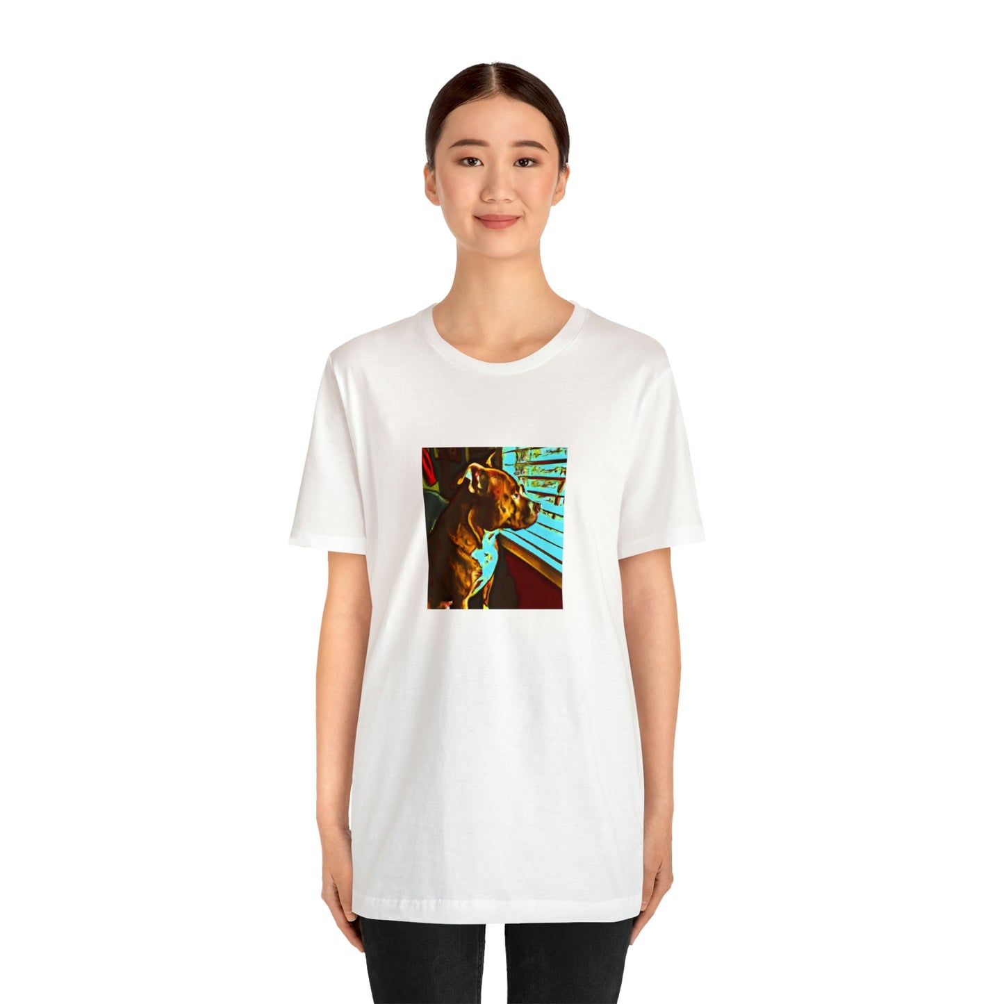 Gianna D’Onofrio, an Italian streetwear designer from the 1990s. She pushed the boundaries on traditional design standards, experimenting with bold and vibrant colors, crisp and structured lines, and unexpected textures. She was known-Tee