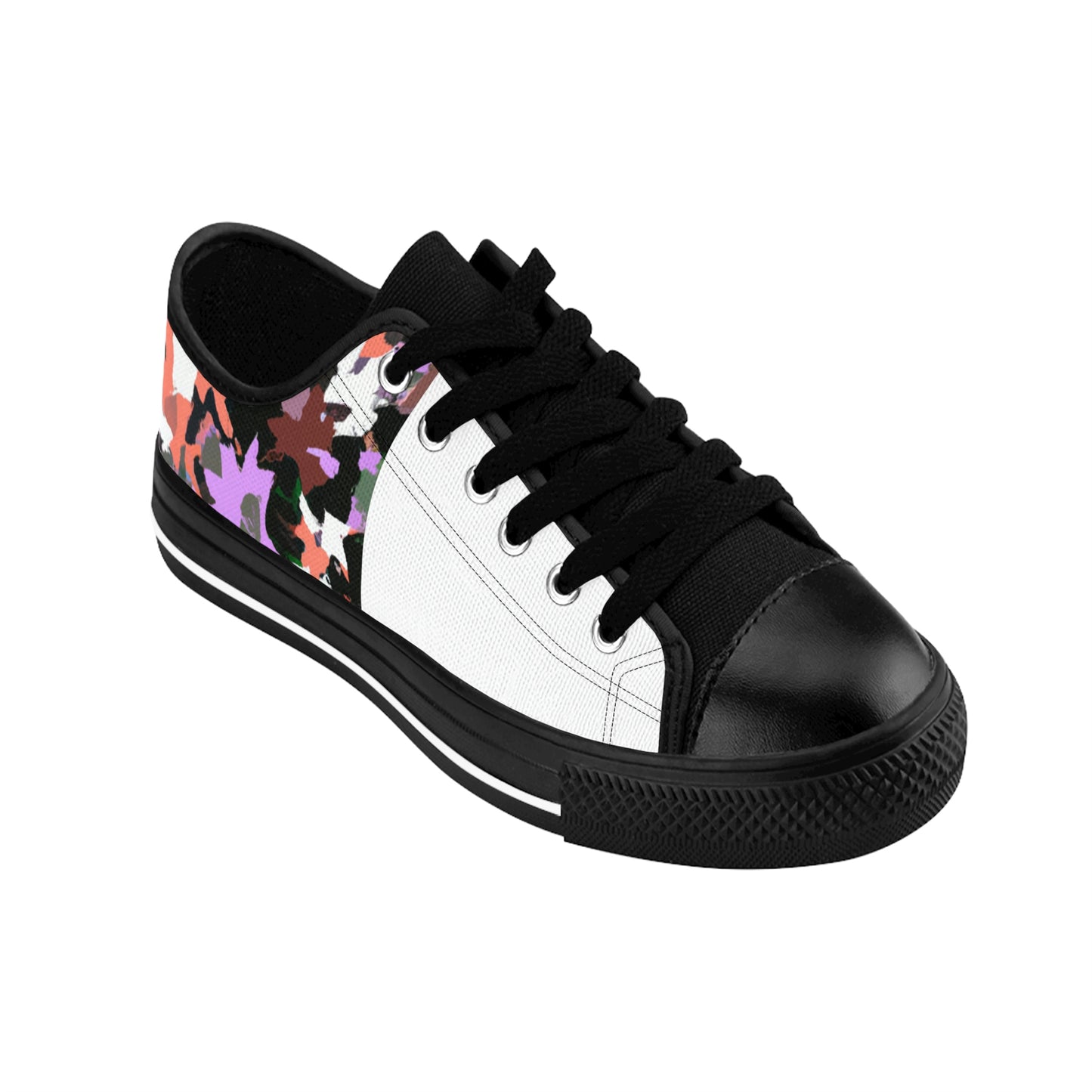 Juanita Velasquez, the pioneering female shoe designer from 16th century Spain, was known for her bold designs that incorporated the bejeweled, ornate style of the era. Her elegant creations were seen on the feet of Spanish-low top