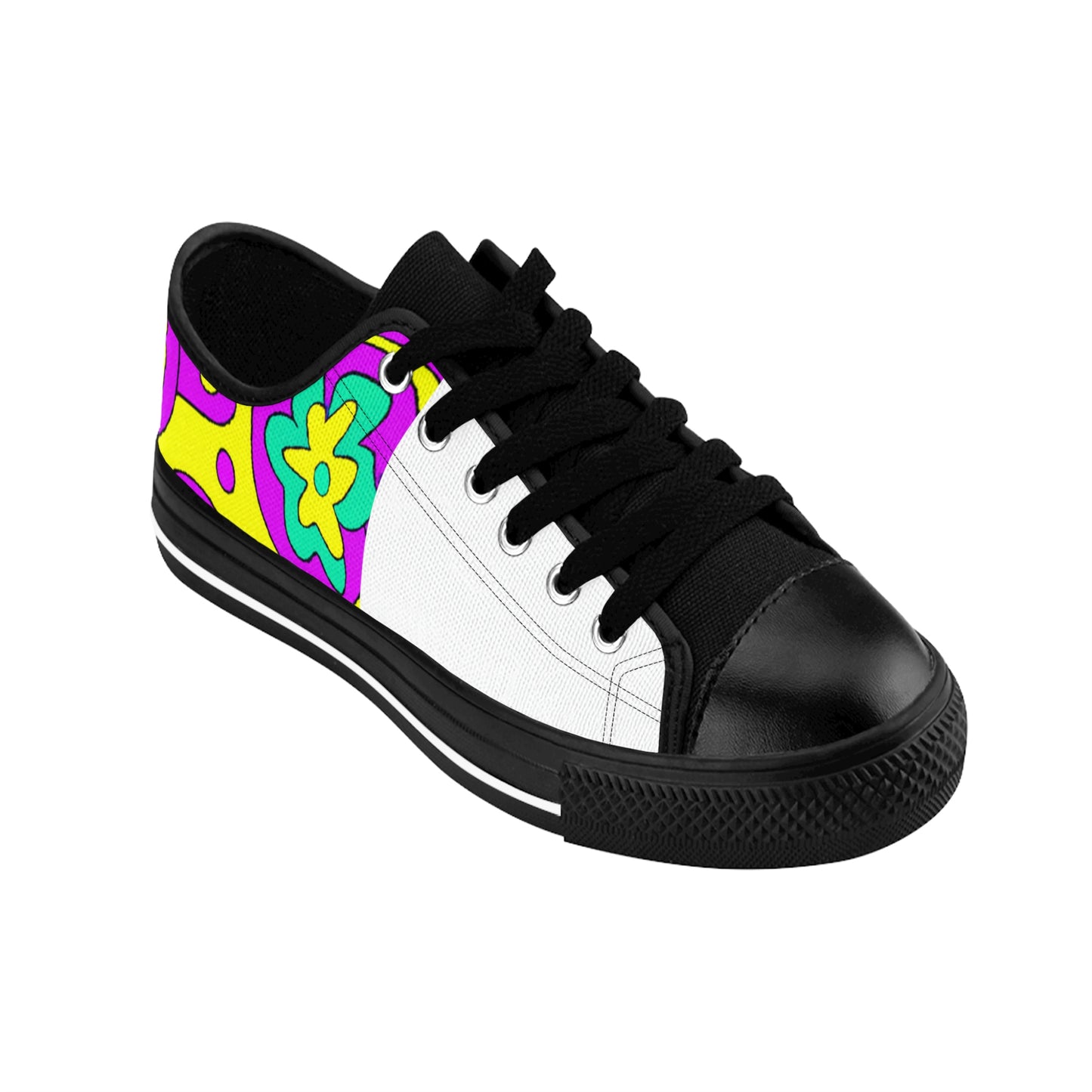 Elena of Valencia, a crafty and imaginative female shoe designer from the 1500s in Spain who used her creative talent to create one-of-a-kind handmade shoes for the royals of the court. She was renowned for her-low top