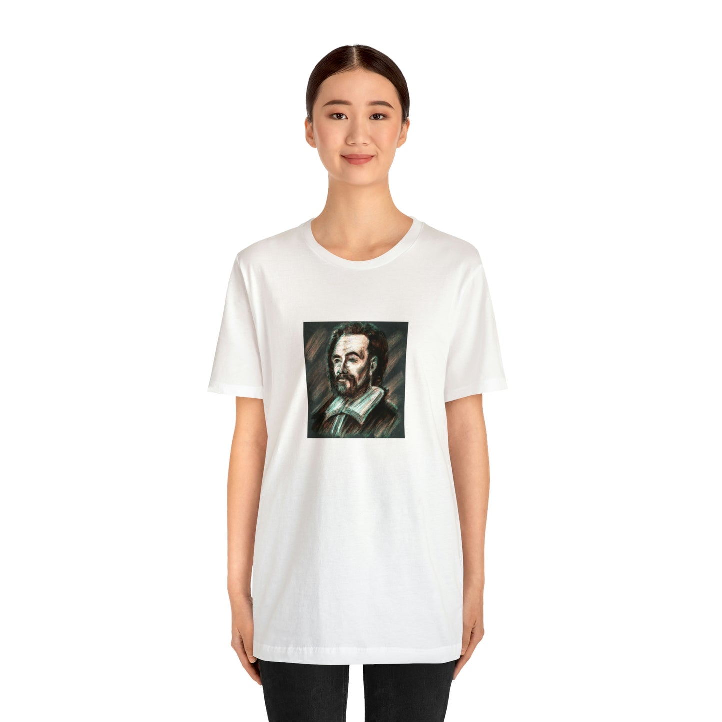 Giulietta Marzoli. She is an Italian streetwear designer from the 90s who creates eclectic and colorful pieces inspired by the vibrant culture of her homeland. Her prints often feature bold figures and abstract shapes, and her designs have-Tee