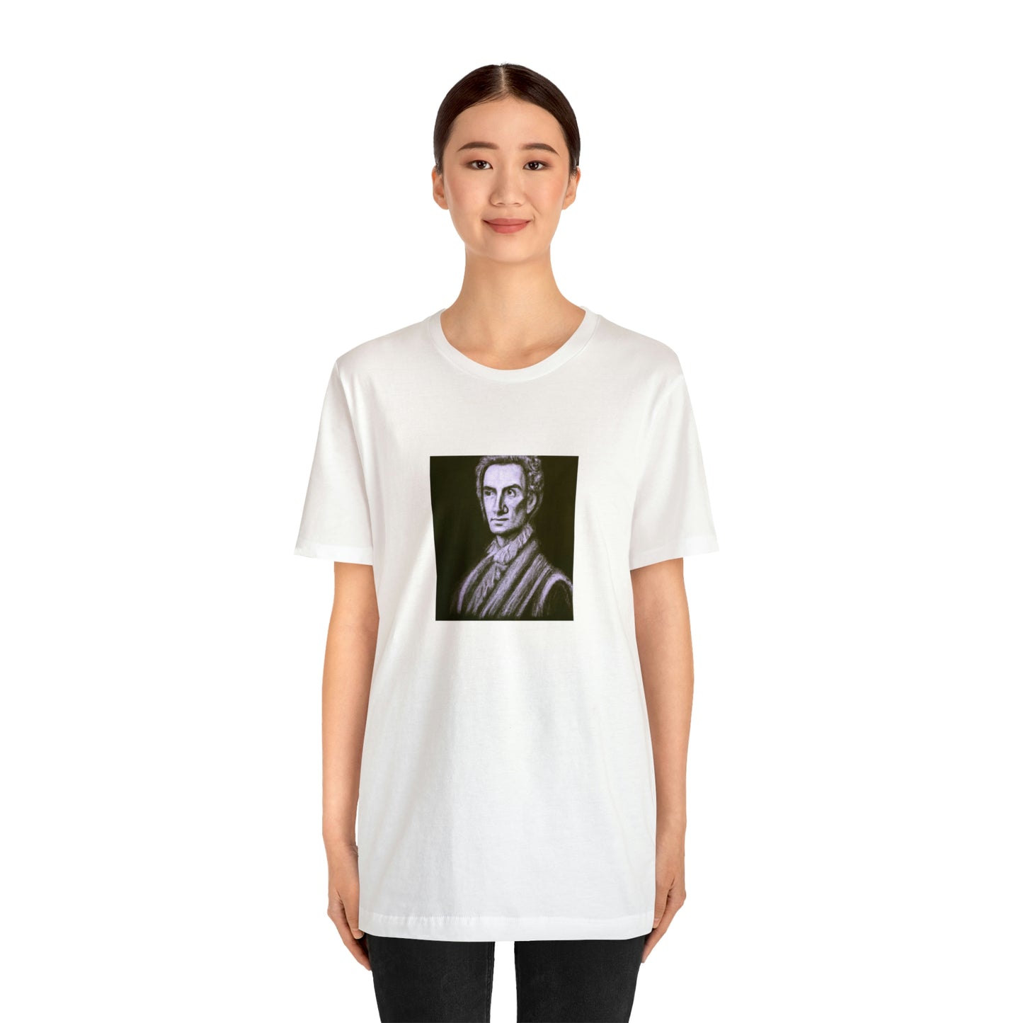 Giuseppe "Gigi" Ferrari, a male streetwear designer from Milan, Italy who was famous in the 1990s for his bold designs and daring experimentation with color and fabric. His lines were popular with club goers, musicians,-Tee