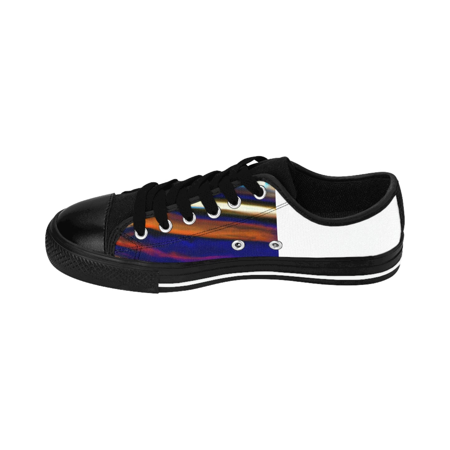 Josefina Gomez, a talented female shoe designer from Valencia, Spain in the 1500s. She is well known for her masterful leatherwork and playful, colorful details on traditional court shoes. Josefina is a self-taught-low top