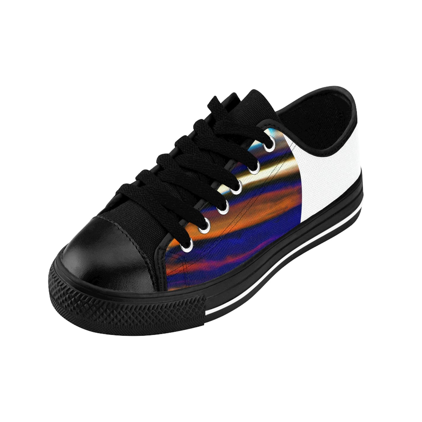 Josefina Gomez, a talented female shoe designer from Valencia, Spain in the 1500s. She is well known for her masterful leatherwork and playful, colorful details on traditional court shoes. Josefina is a self-taught-low top