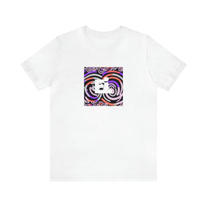Alessia da Rossi, a female streetwear designer from Bergamo, Italy in the 1990s. She created radical streetwear designs that blended luxurious fabrics with quirky accessories, making her designs stand out from the rest. She had a unique-Tee