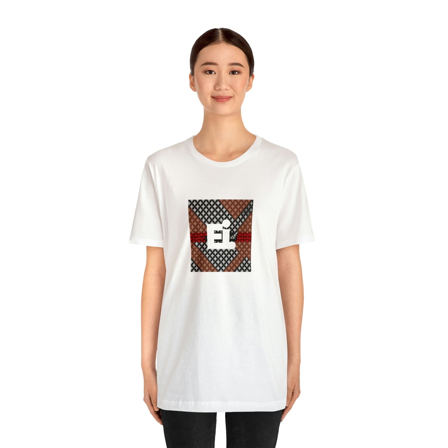 Barbara Beretta, an Italian streetwear designer from the 90s. She was known for her daring and vibrant designs, incorporating strong colours and intricate patterns into her signature pieces. Her focus was on tailored comfort and bold style, and her-Tee
