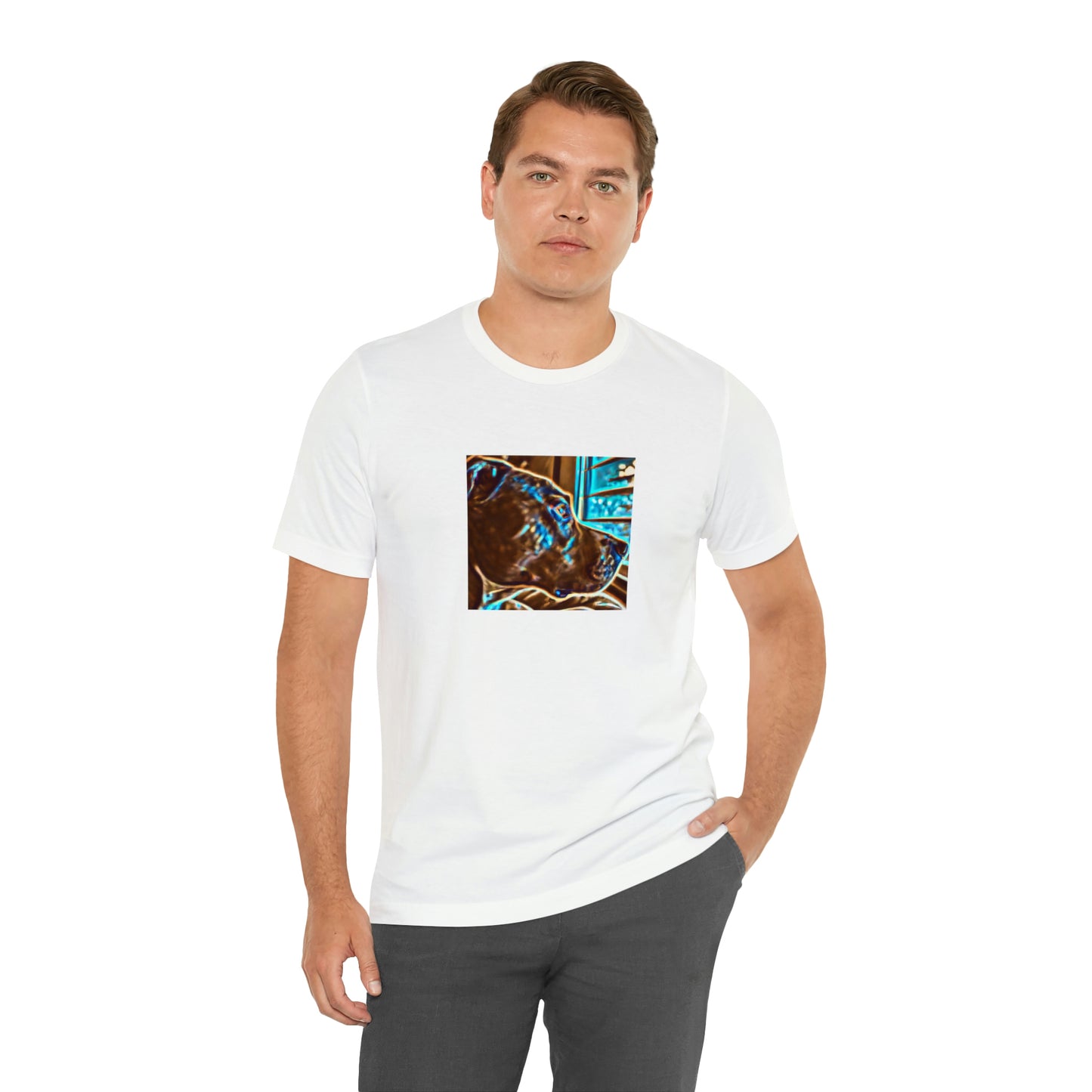 Angelo di Bellagio is a legendary streetwear designer from the 1990s in Italy. He was known for pushing the boundaries of fashion with unique design elements, such as oversized logos and bold colors. His dynamic pieces were coveted by trendset-Tee