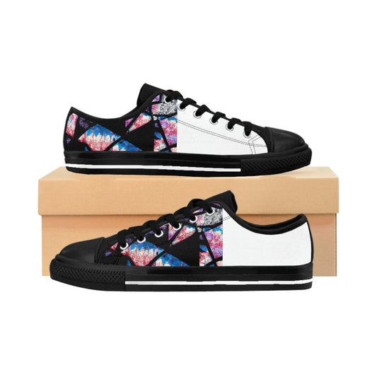 María de las Pieles, a talented leatherworker and shoe designer from Spain in the 16th century. After she inherited her family’s leather tanning business, she quickly realized she had a knack for designing beautiful, luxurious-low top