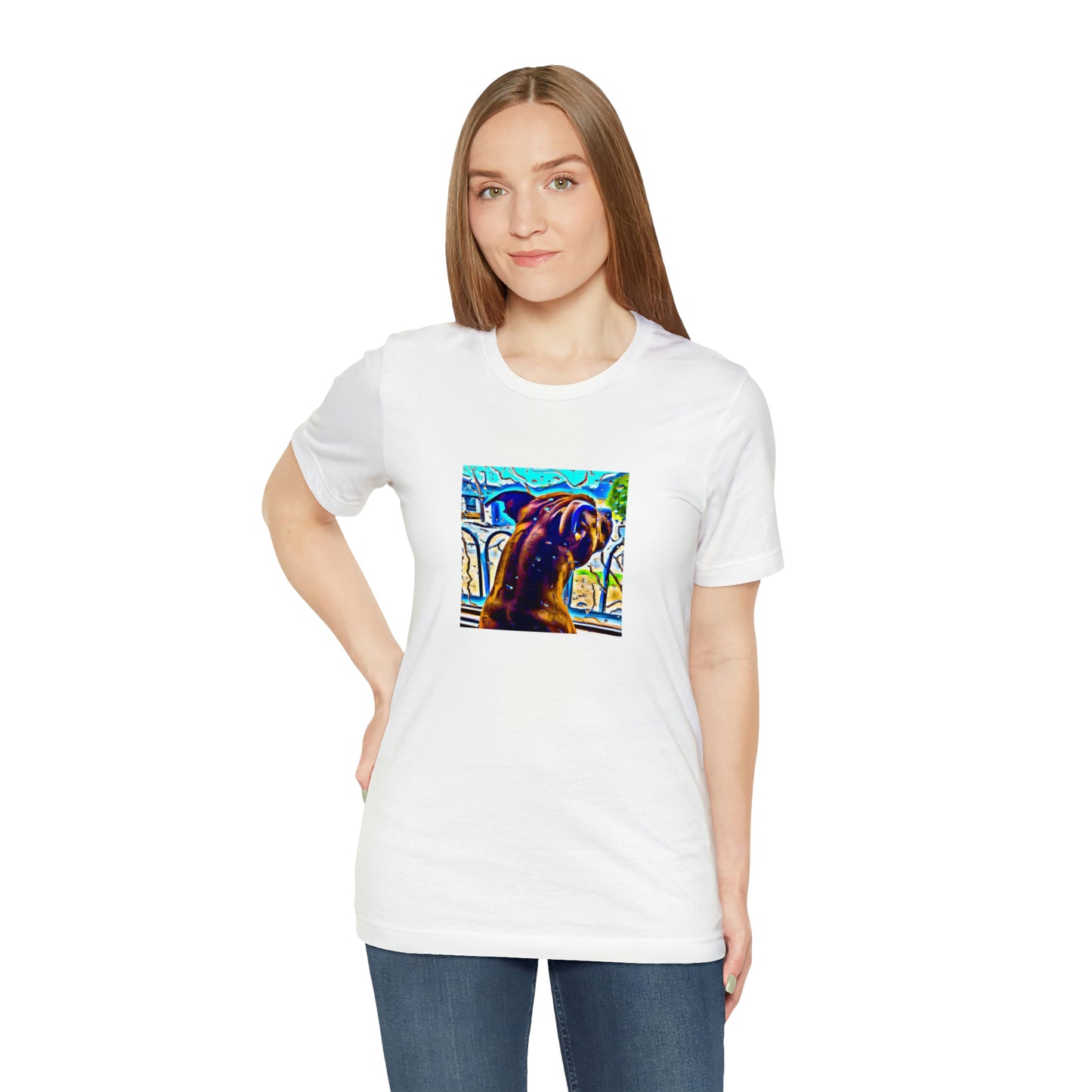 Vincenzo Moreno, a renowned male streetwear designer from Italy in the 1990s. He was known for his bold and daring designs that pushed the boundaries of fashion and subverted traditional ideas of style. He was an avid traveler,-Tee