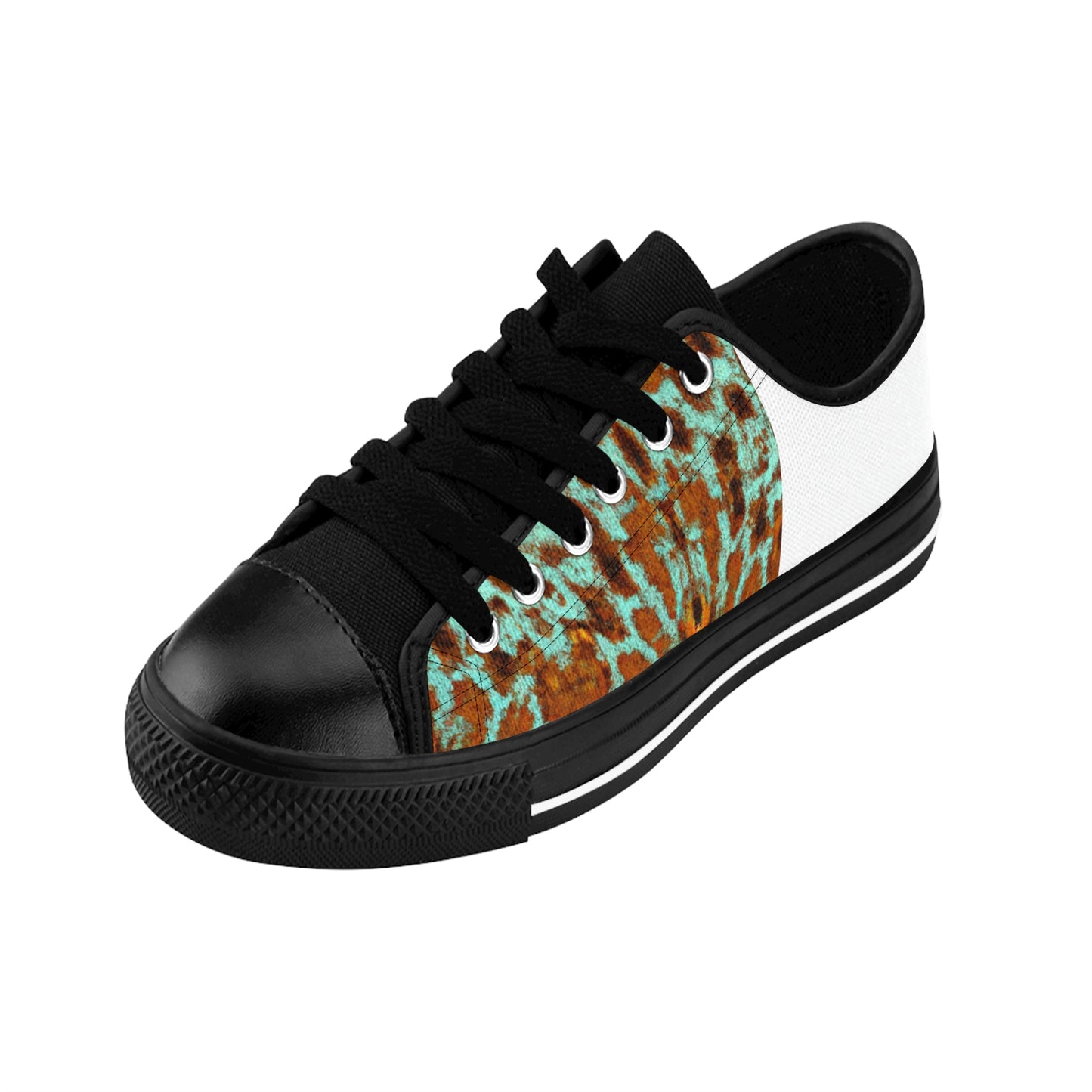 This imaginary shoe designer could be Maria de Leon, a woman from Seville, Spain in the 1500s. Maria was a master at the art of leatherworking, crafting high-end artisanal shoes for the wealthy nobility of the time.-low top