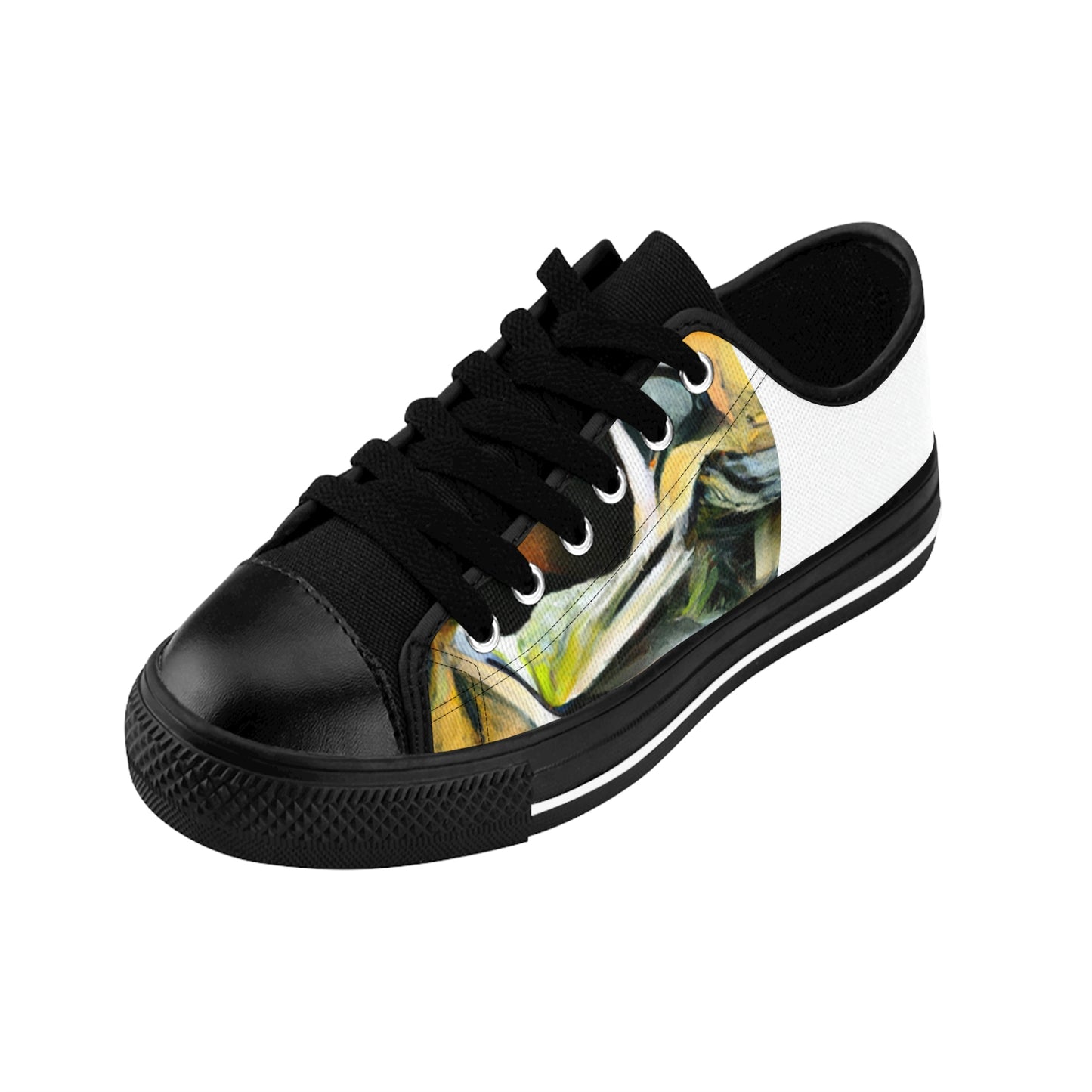 Juanita de la Torre is an acclaimed shoe designer from sixteenth-century Spain. A pioneer in her field, de la Torre is renowned for her unrivaled craftsmanship, producing beautiful and intricate shoes made from the finest-low top