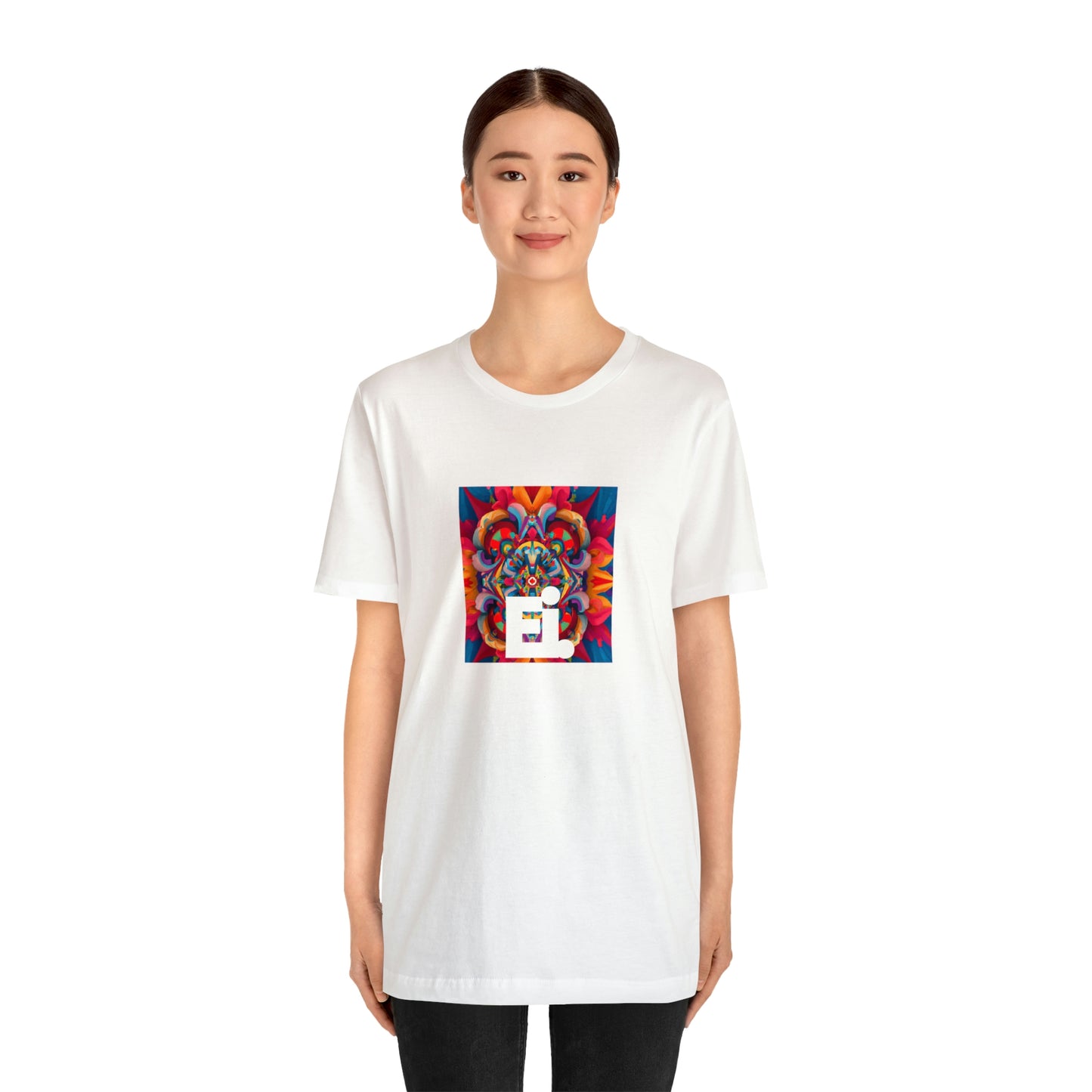 Giacomo Delosantos. Giacomo was an Italian streetwear designer in the 90s who was known for creating bold prints, funky silhouettes, and innovative materials. His designs were bold and vibrant, and often featured elements-Tee