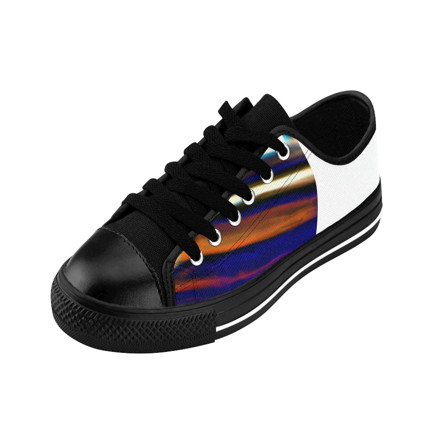 Josefina Gomez, a talented female shoe designer from Valencia, Spain in the 1500s. She is well known for her masterful leatherwork and playful, colorful details on traditional court shoes. Josefina is a self-taught-low top