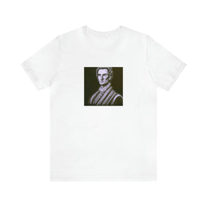 Giuseppe "Gigi" Ferrari, a male streetwear designer from Milan, Italy who was famous in the 1990s for his bold designs and daring experimentation with color and fabric. His lines were popular with club goers, musicians,-Tee