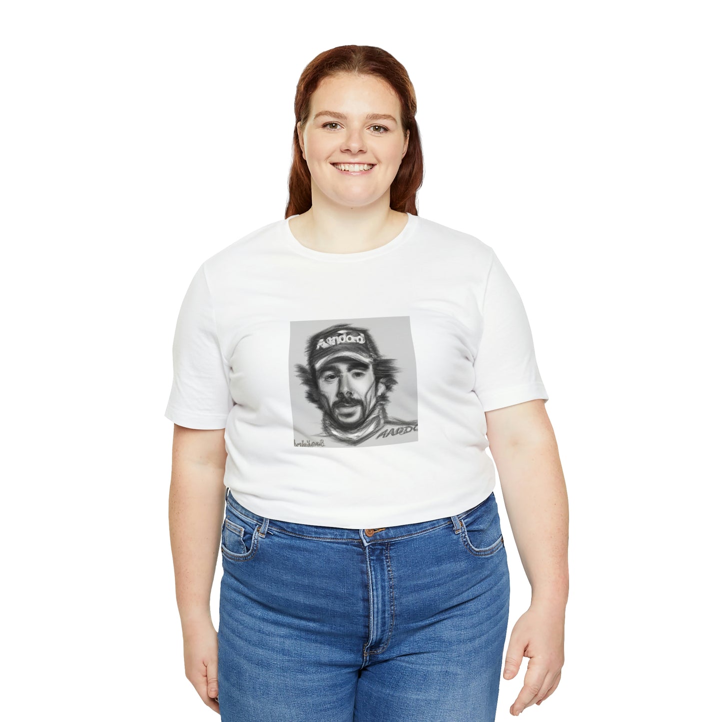 Gina Antonia - an Italian streetwear designer from the 90s known for her bold, experimental designs inspired by classic Italian fashion and graffiti art. Her signature pieces are large, statement-making graphic tees and utilitarian windbreakers. She-Tee