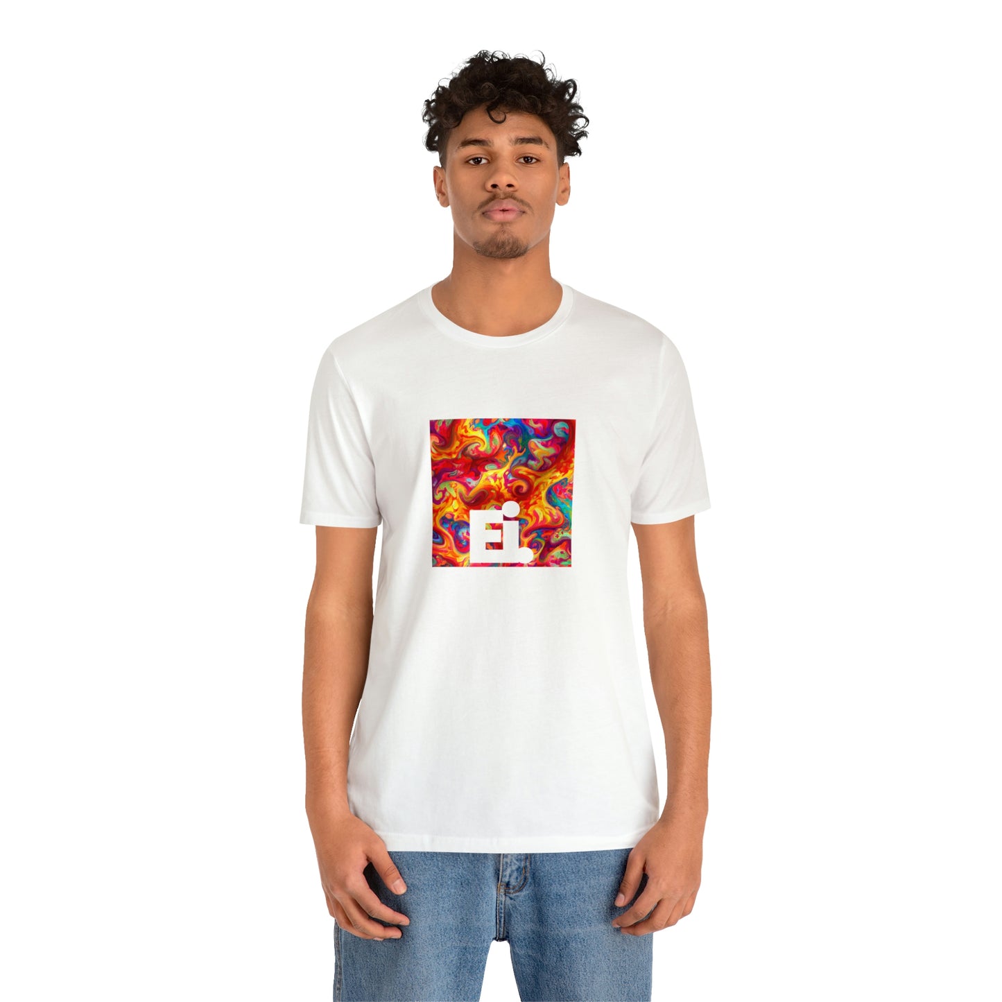 Lorenzo Arborio, a male streetwear designer from Italy in the 90s. He gained popularity for his urban chic designs, which fused traditional Italian sensibilities with modern streetwear influences. He was known for his unique use of bold colors-Tee