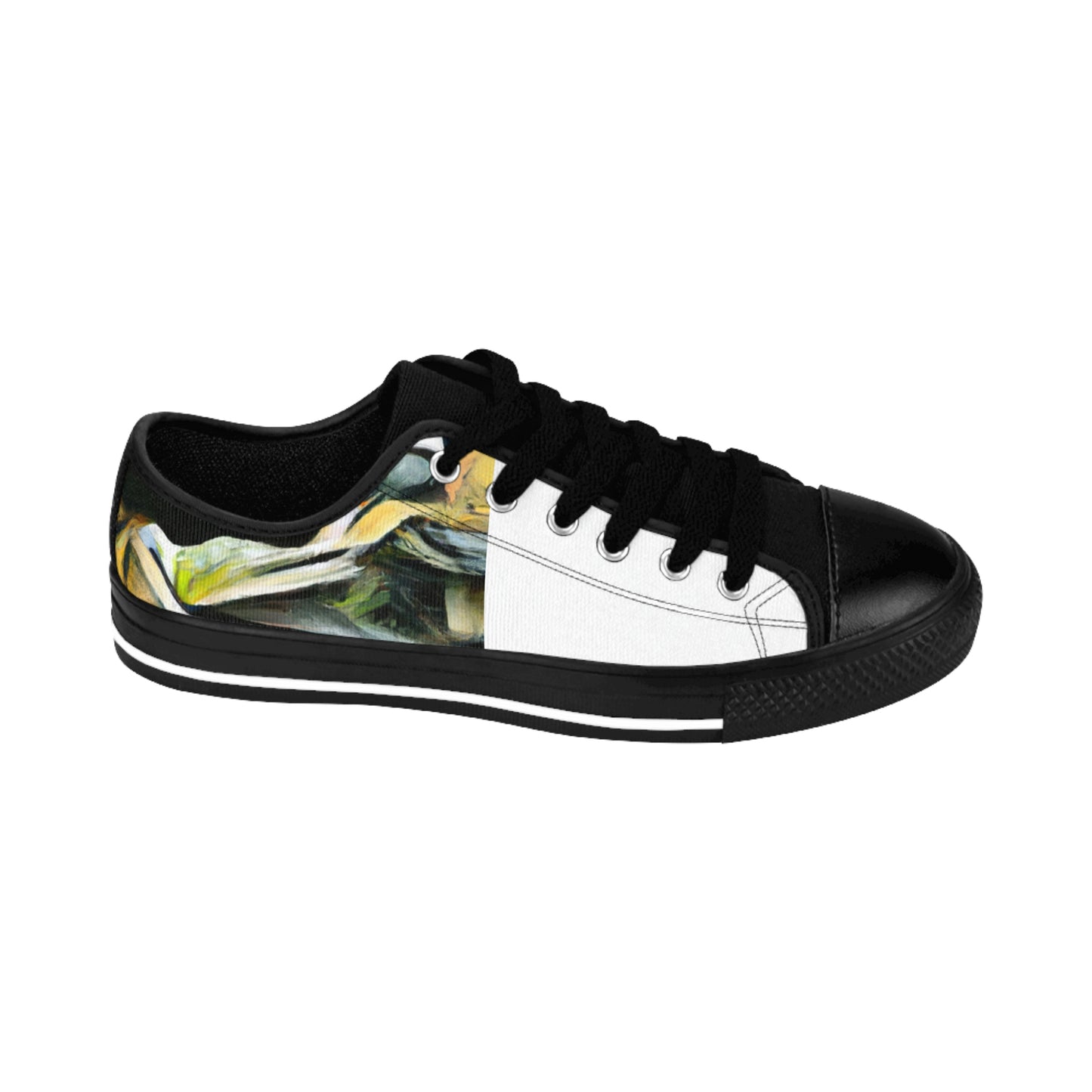 Juanita de la Torre is an acclaimed shoe designer from sixteenth-century Spain. A pioneer in her field, de la Torre is renowned for her unrivaled craftsmanship, producing beautiful and intricate shoes made from the finest-low top
