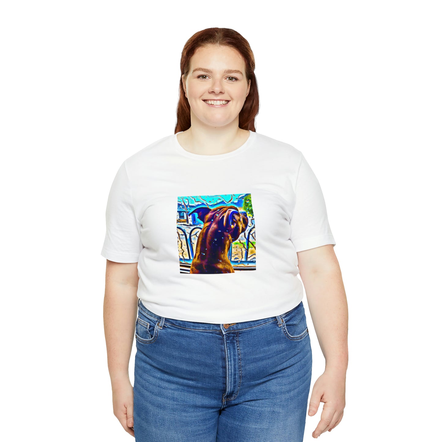 Vincenzo Moreno, a renowned male streetwear designer from Italy in the 1990s. He was known for his bold and daring designs that pushed the boundaries of fashion and subverted traditional ideas of style. He was an avid traveler,-Tee