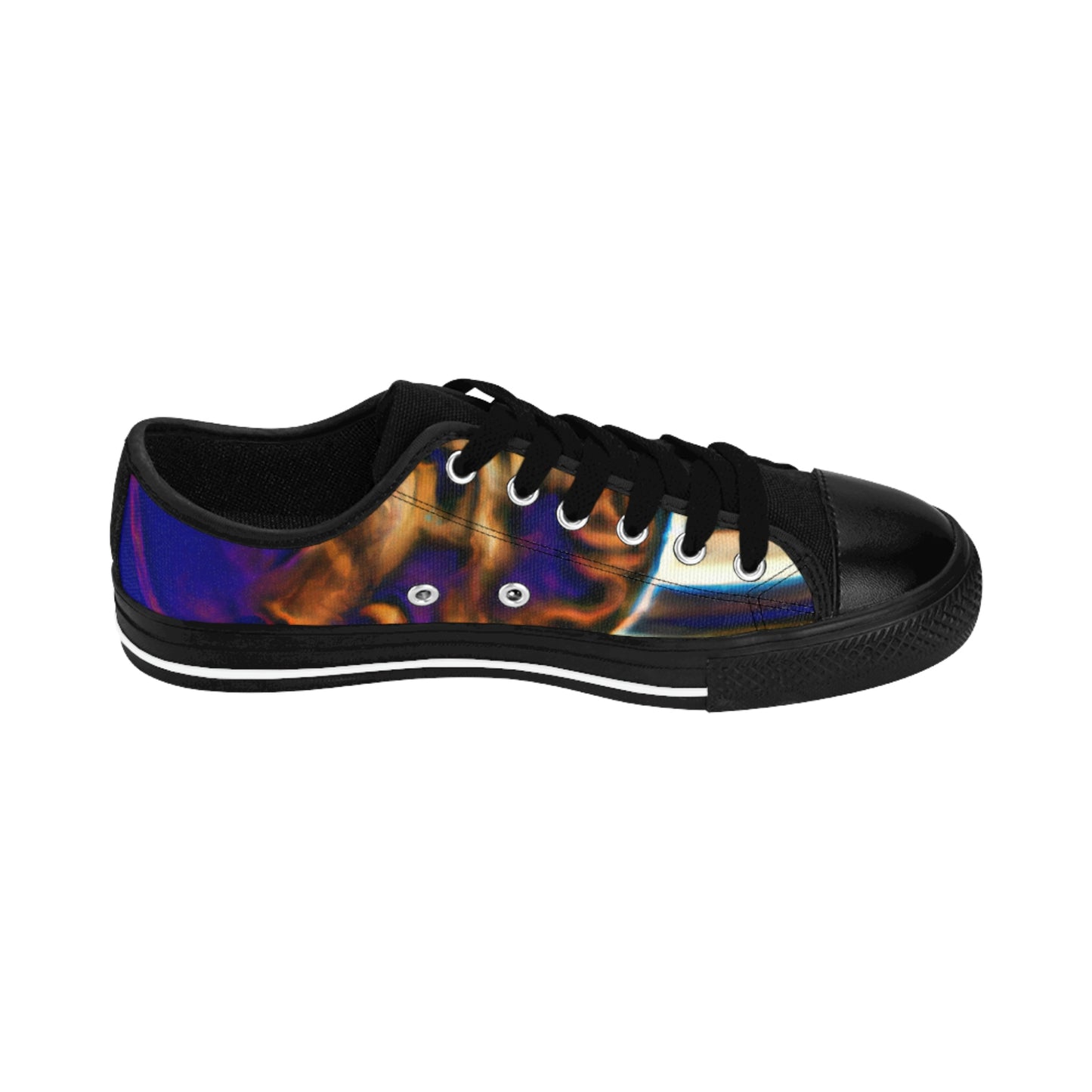 Josefina Gomez, a talented female shoe designer from Valencia, Spain in the 1500s. She is well known for her masterful leatherwork and playful, colorful details on traditional court shoes. Josefina is a self-taught-low top